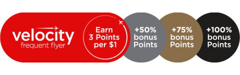 Earn Velocity points with Cover-More.